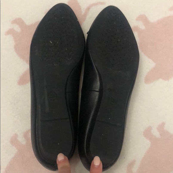 Geox—Black leather Flats, Pointed, US6 - Picture 5 of 5